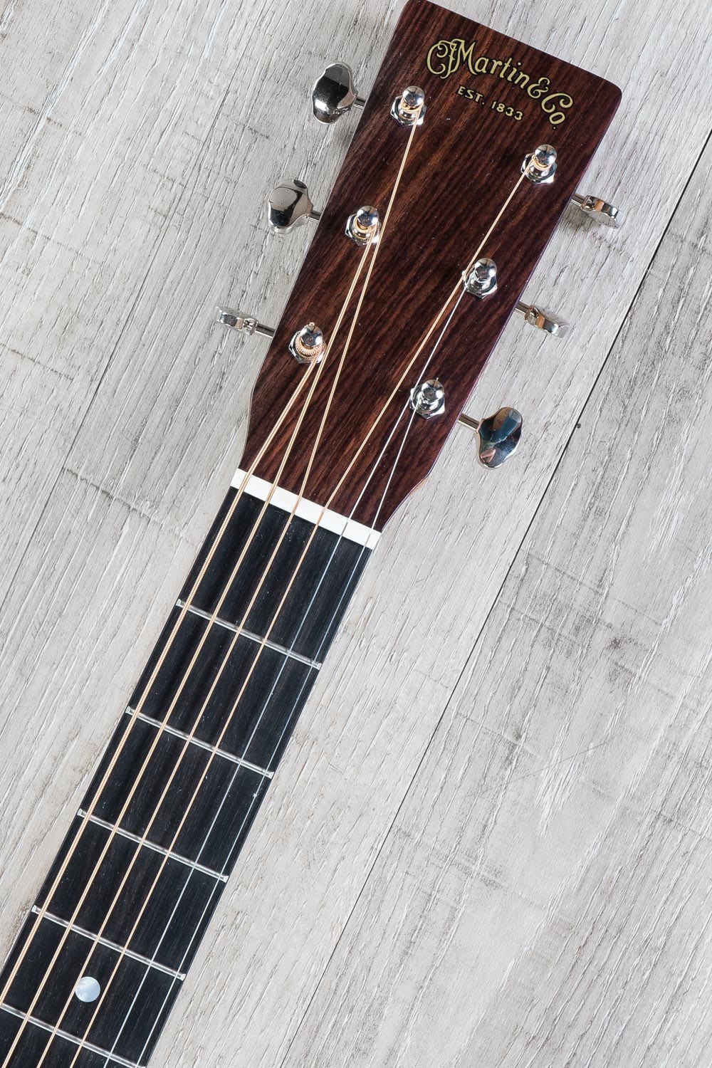Martin D-16E Burst Acoustic Electric Guitar, All Ovangkol Body, Mahogany Burst Finish