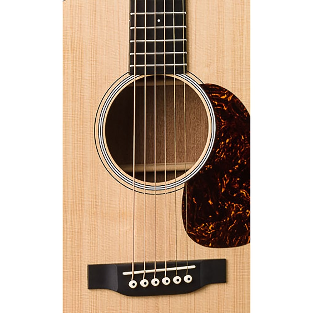 Martin D Jr. E 6-String Acoustic-Electric Guitar with Gig Bag - Natural
