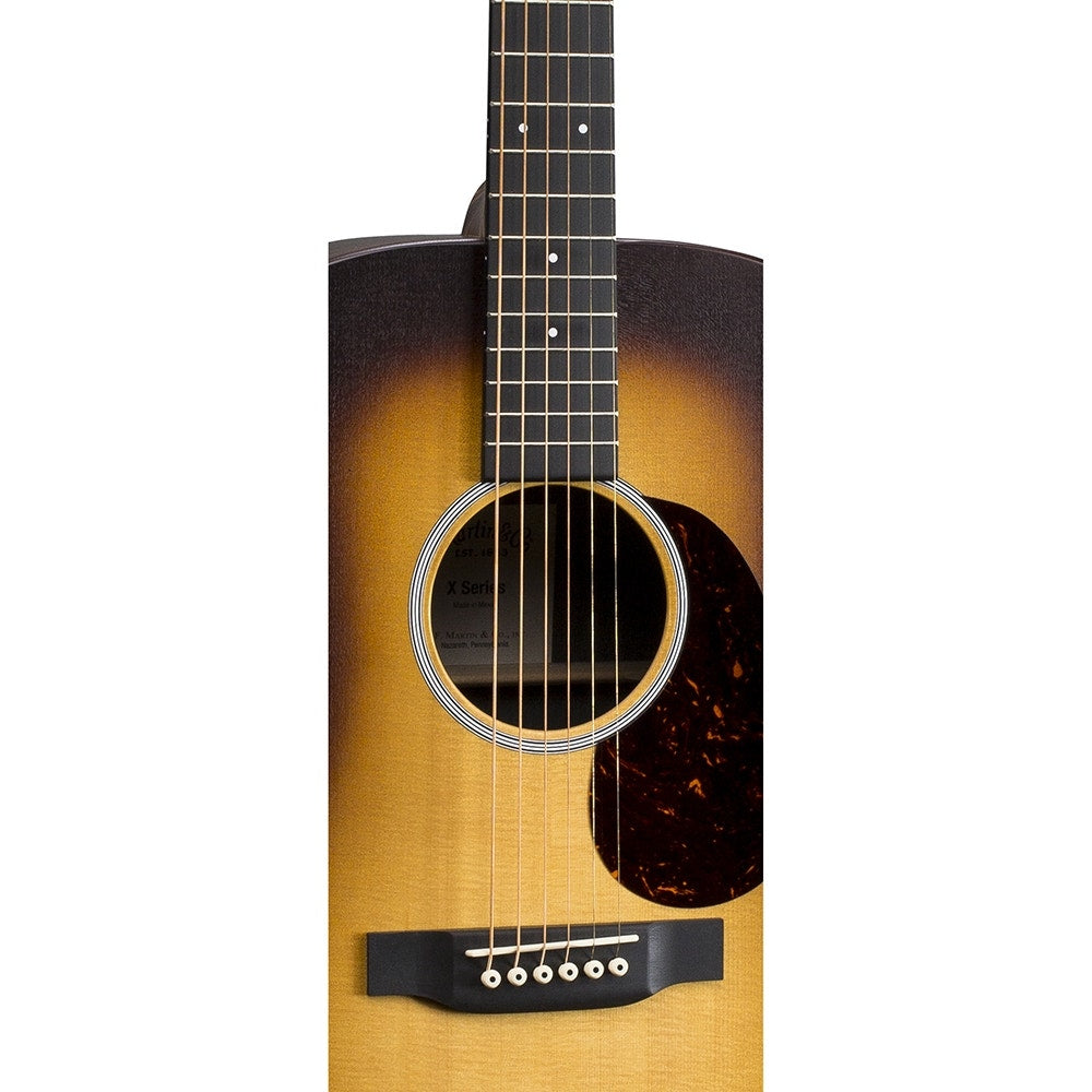 Martin DX1AE Macassar Burst Dreadnought Acoustic-Electric Guitar