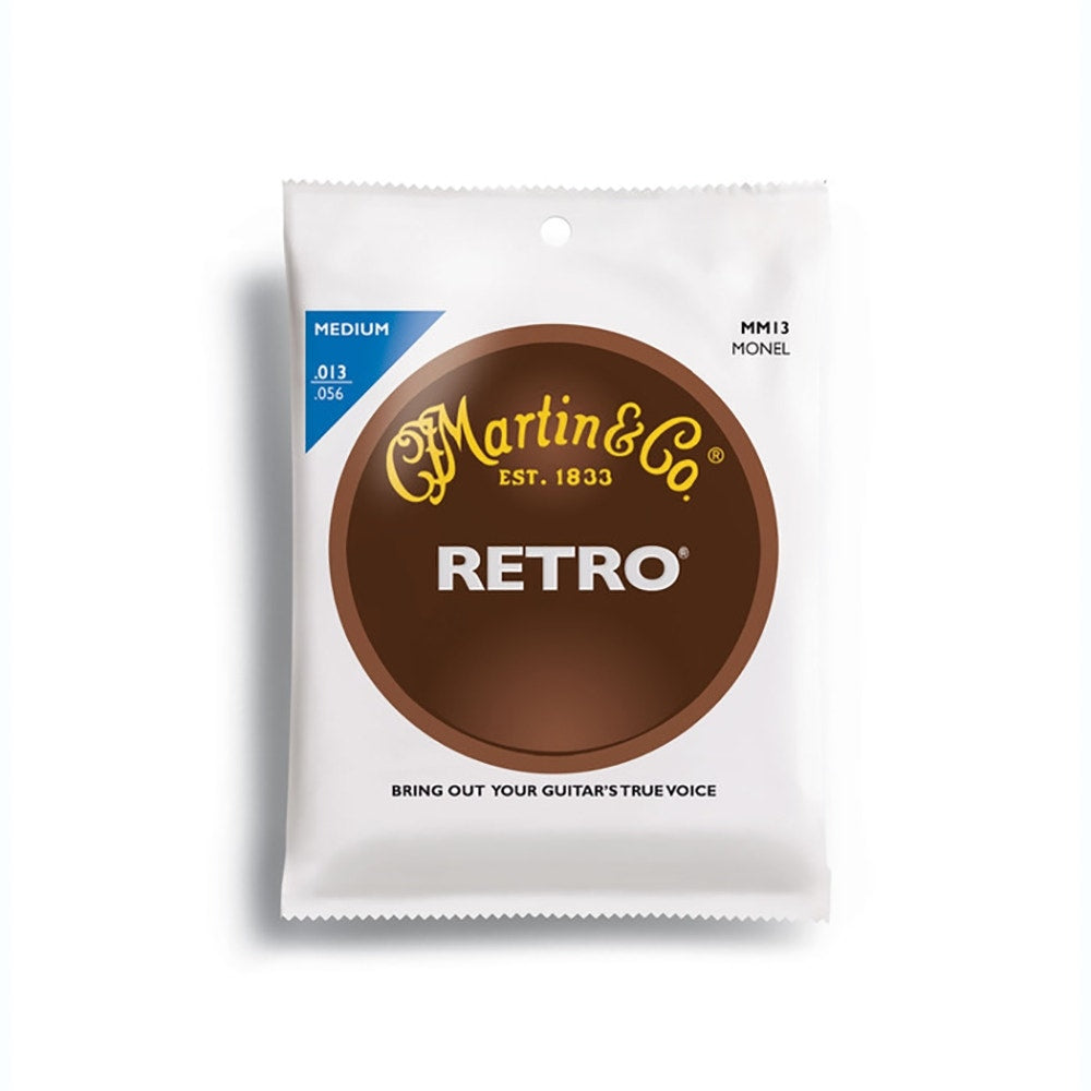 Martin MM13 Retro Acoustic Guitar Strings, Medium (13-56)