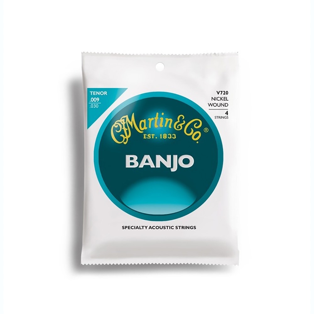 Martin V720 Vega Banjo Strings, 4-String, Tenor (9-30)