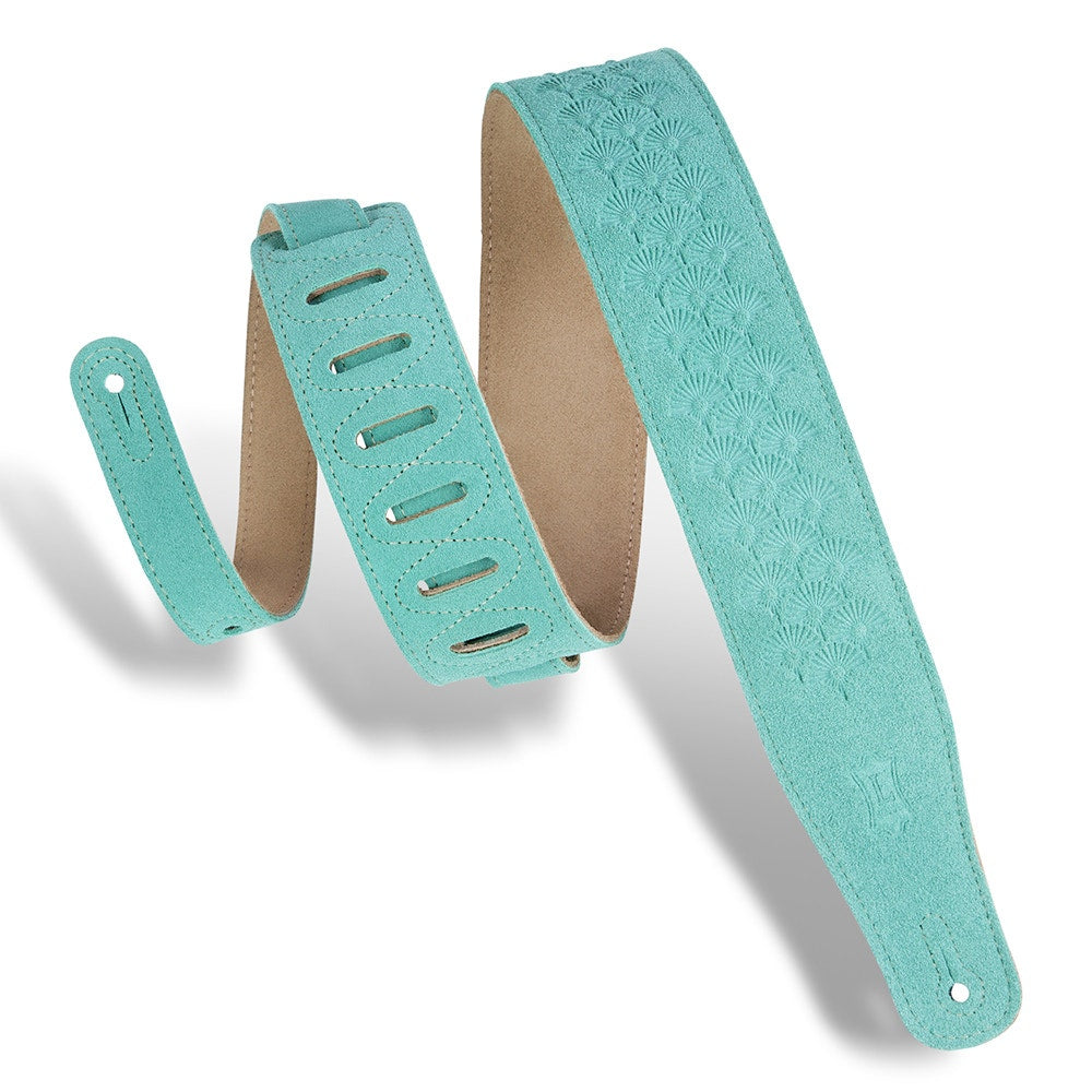 Levy's Leathers MS26DE-SEA Textures Series Dandelion Emboss Guitar Strap