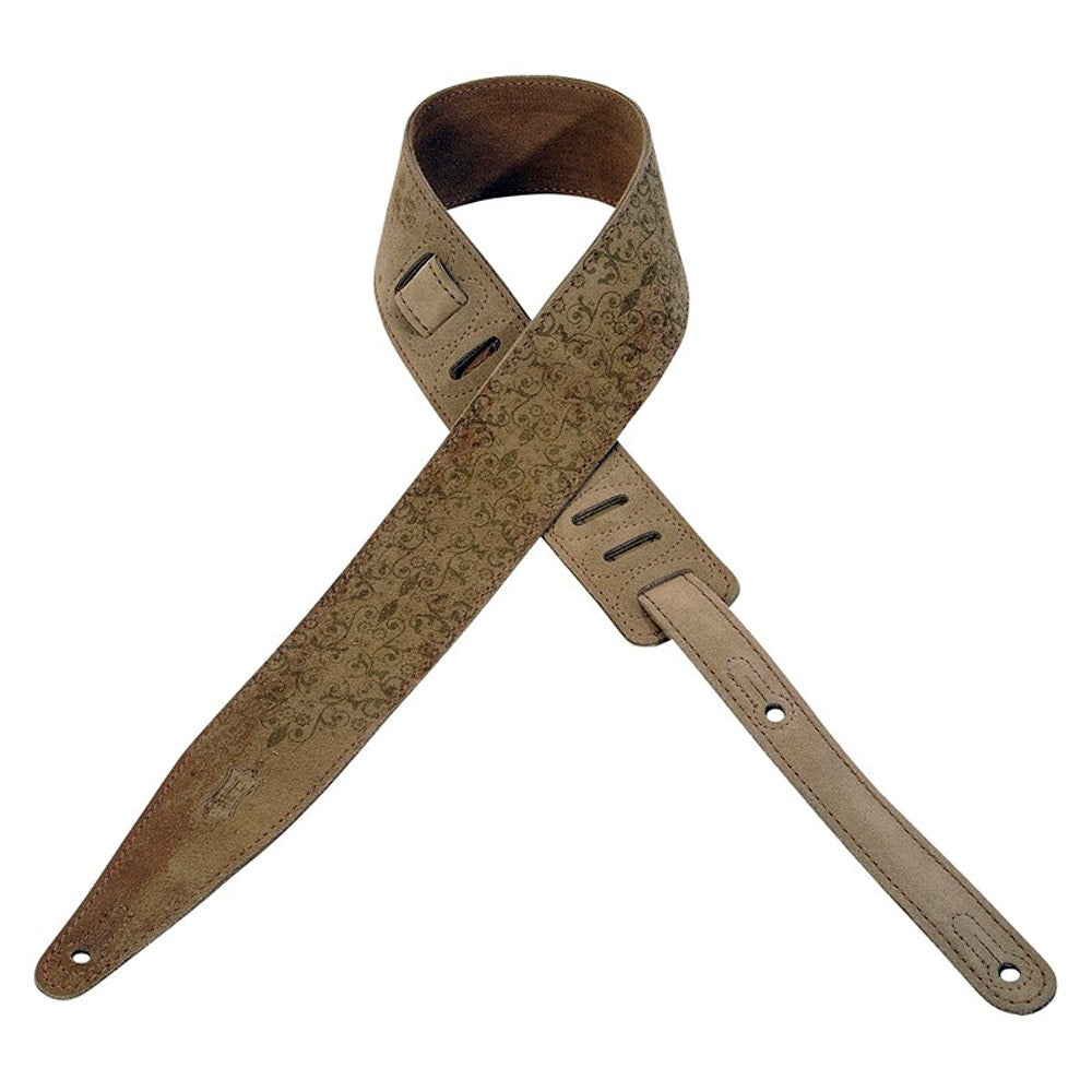 Levy's MS317SAD-004 Sadie Series Urban Prints Suede Leather Guitar Strap