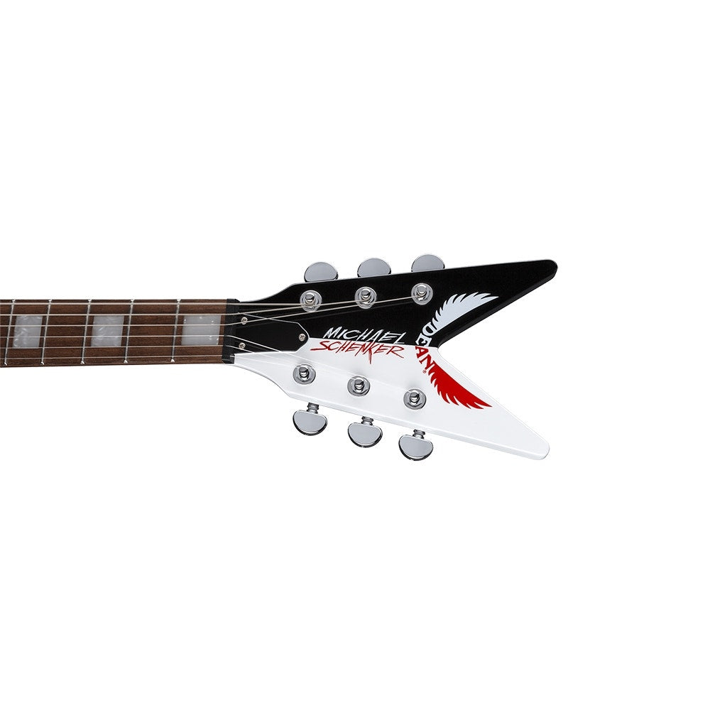 Dean Michael Schenker Festival V Electric Guitar - Red Black and White