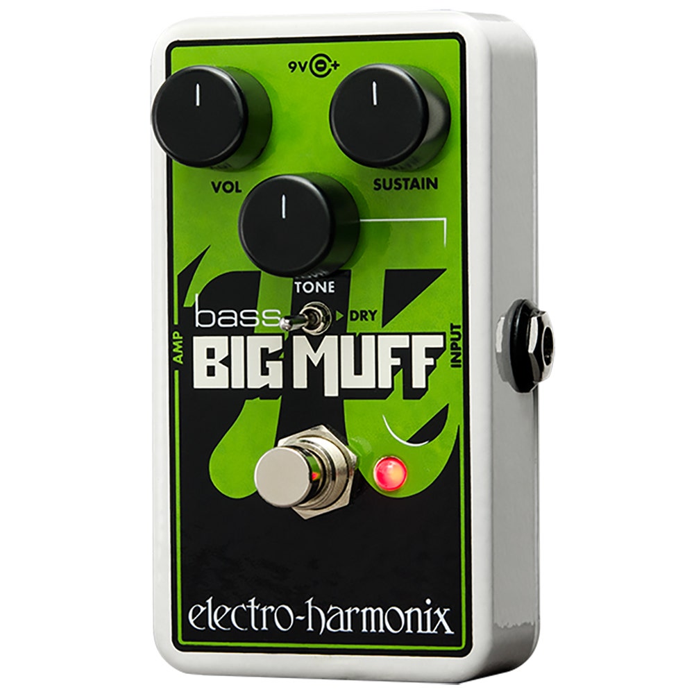 Electro-Harmonix Nano Bass Big Muff Pi Fuzz Distortion Effects Pedal