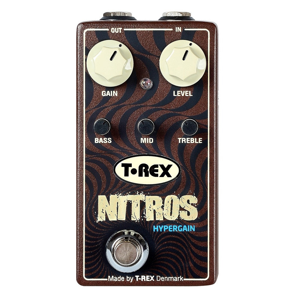 T-Rex Engineering Nitros Hyper Gain Distortion Guitar Effects Pedal