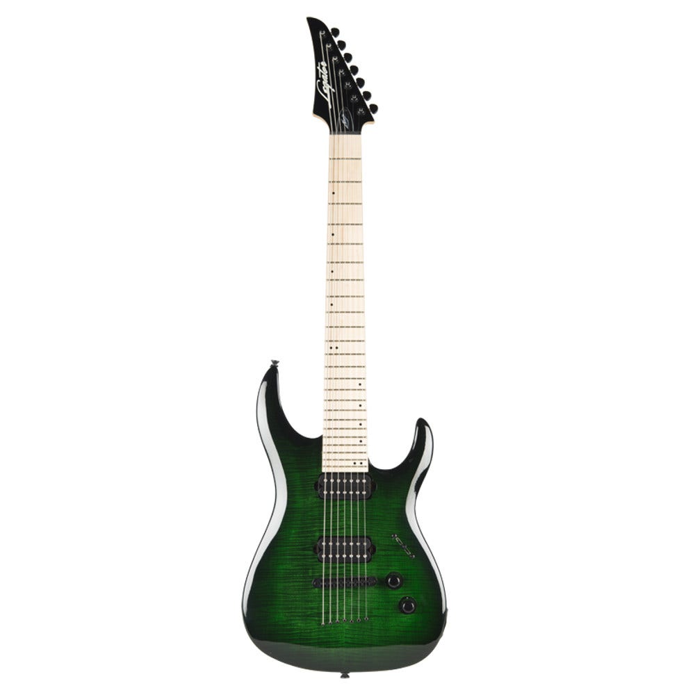 Legator Ninja 100-PE 7-String Electric Guitar - Emerald Burst Flamed Maple