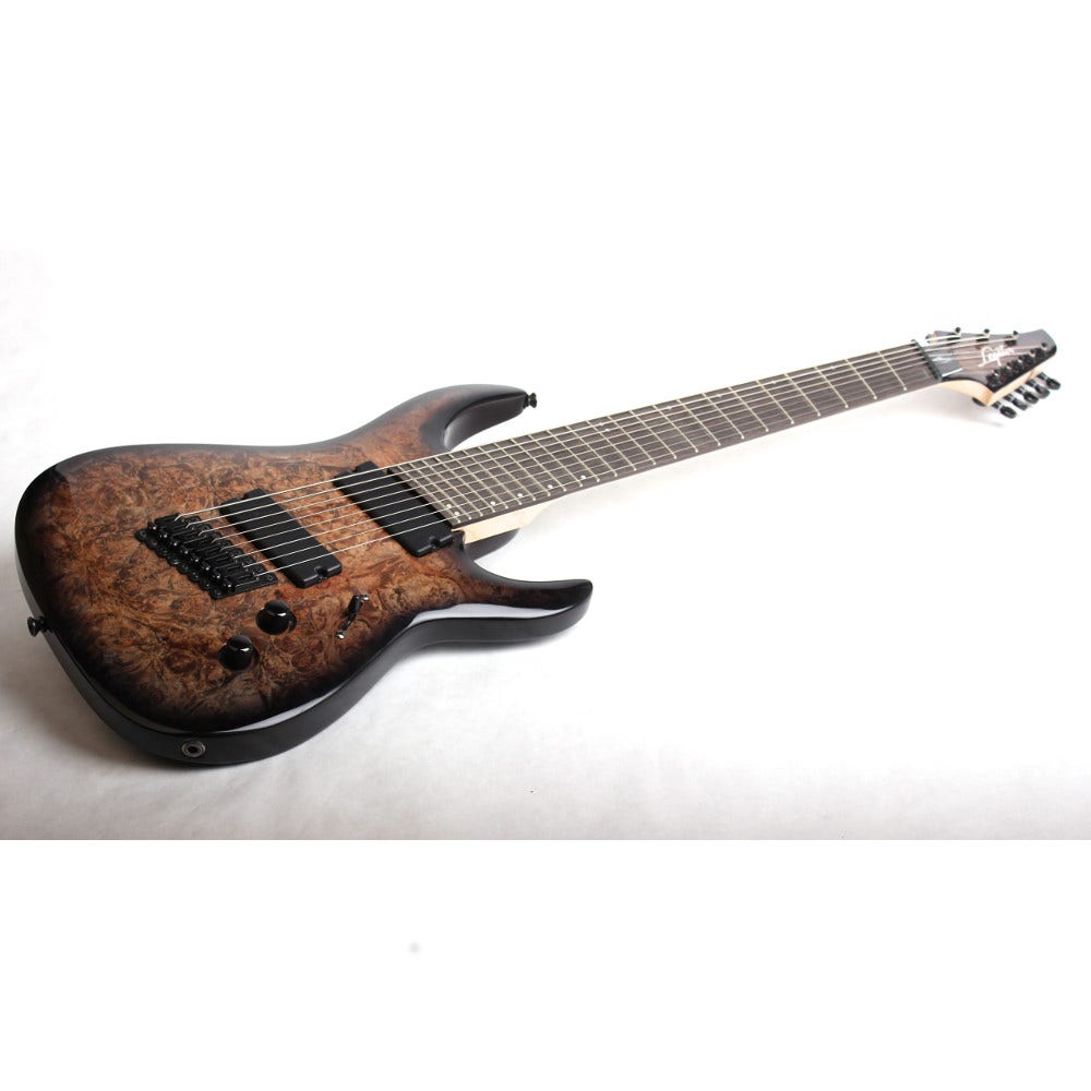 Legator Ninja 200-SE Fanned Fret 8-String Electric Guitar - Charcoal Burl