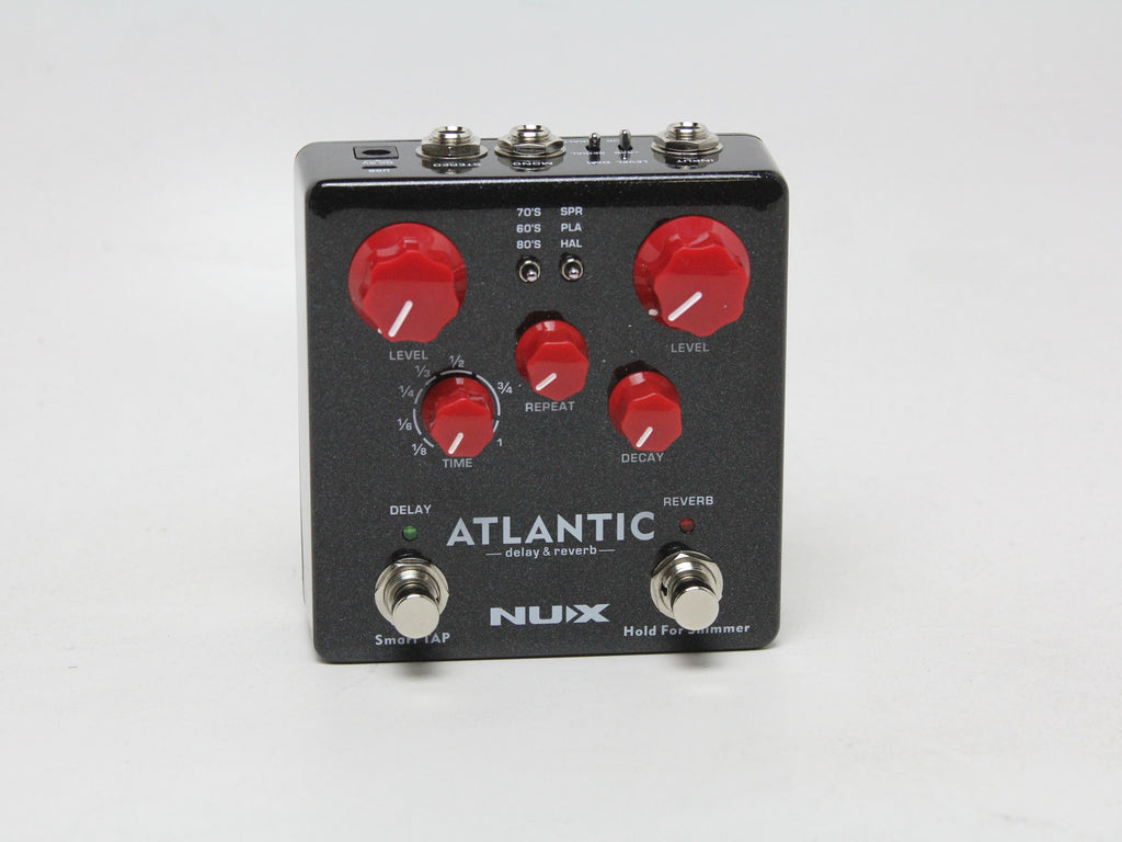Nux Atlantic Verdugo Series Delay / Reverb Guitar Effects Pedal (Open Box)