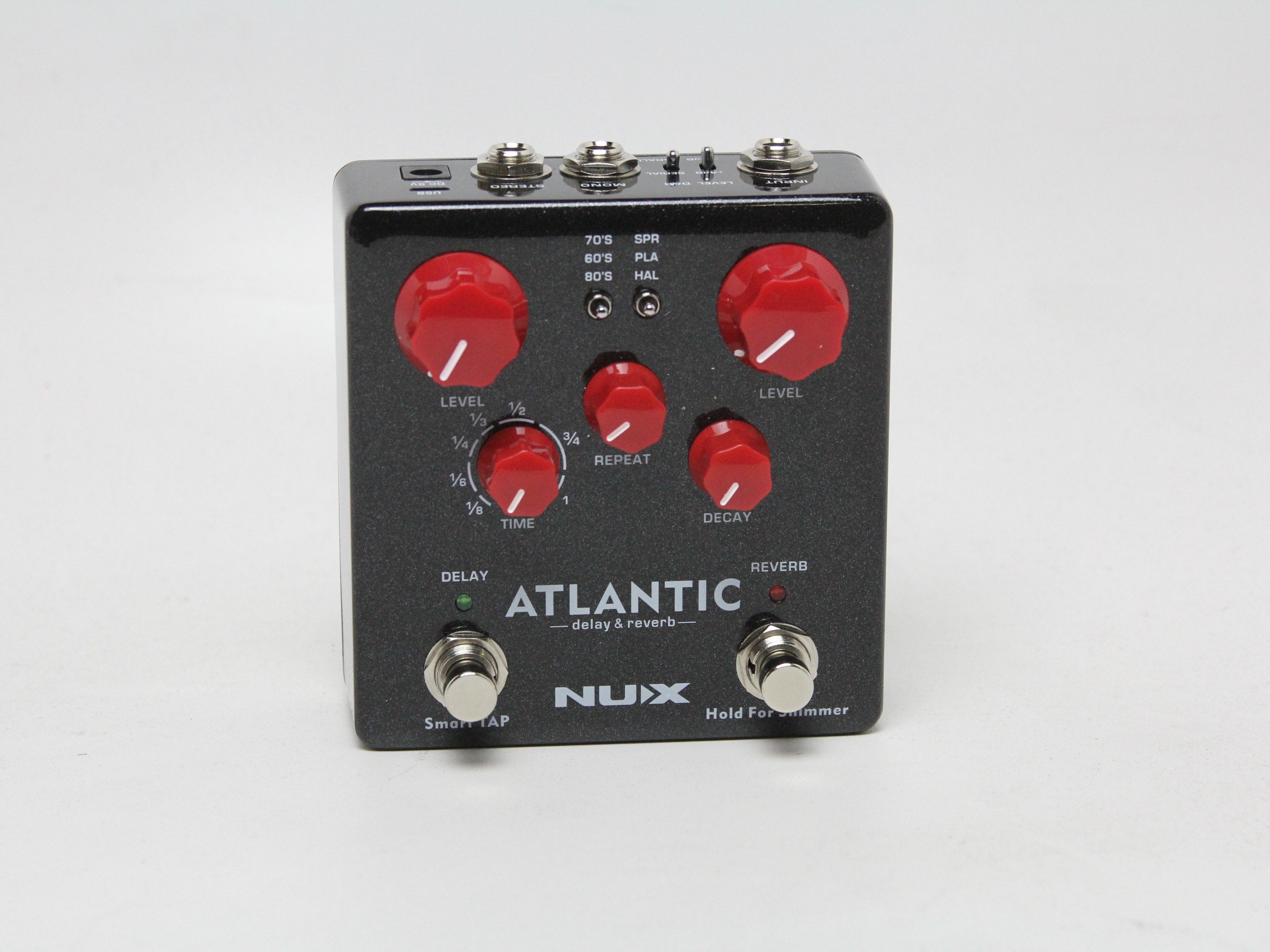 Nux Atlantic Verdugo Series Delay / Reverb Guitar Effects Pedal (Open Box)