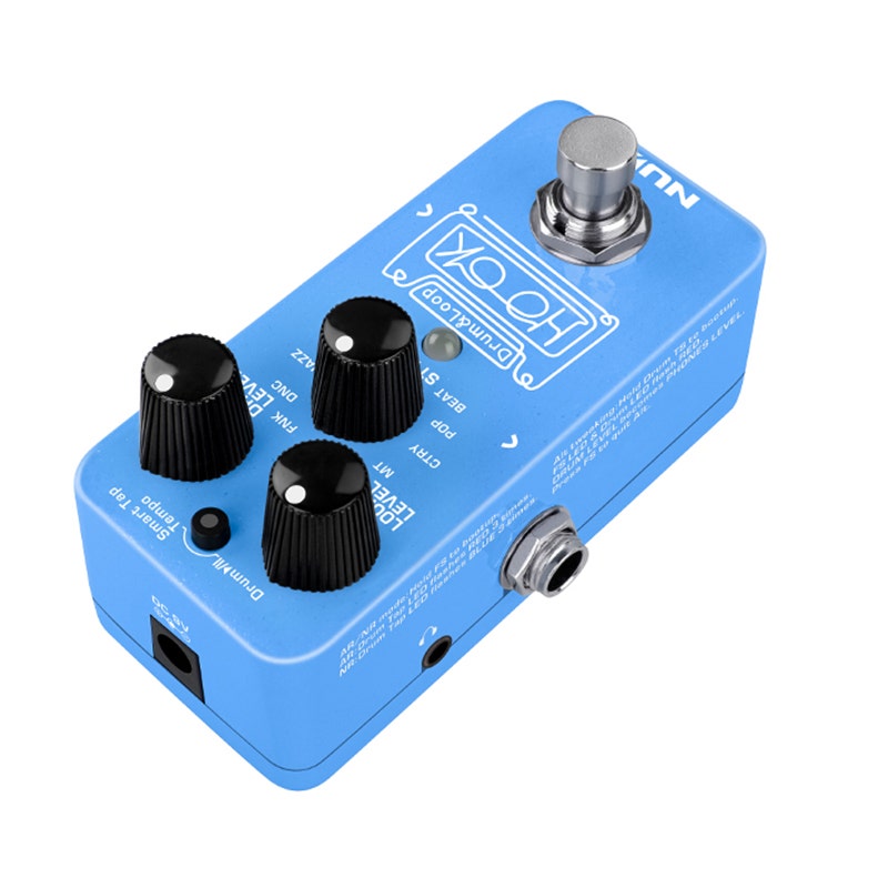 NUX NDL-3 HOOK Drum & Loop Mini Guitar Looper Pedal with Tempo Detection