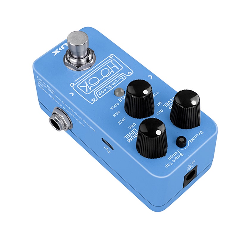 NUX NDL-3 HOOK Drum & Loop Mini Guitar Looper Pedal with Tempo Detection