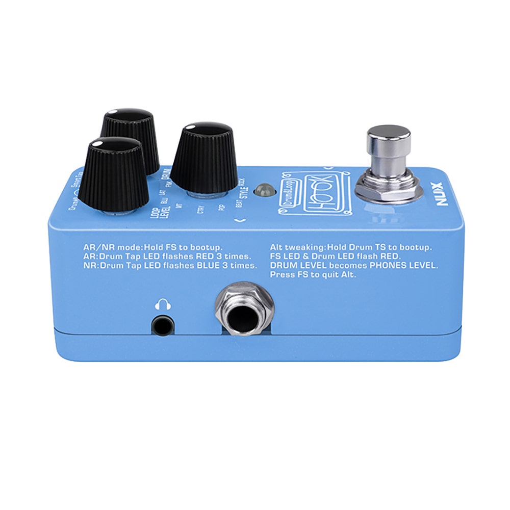 NUX NDL-3 HOOK Drum & Loop Mini Guitar Looper Pedal with Tempo Detection