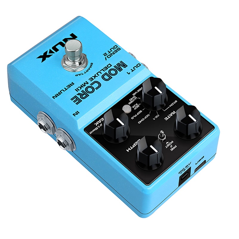 NuX Mod Core Deluxe MkII Stereo Guitar Modulation Multi-Effects Pedal