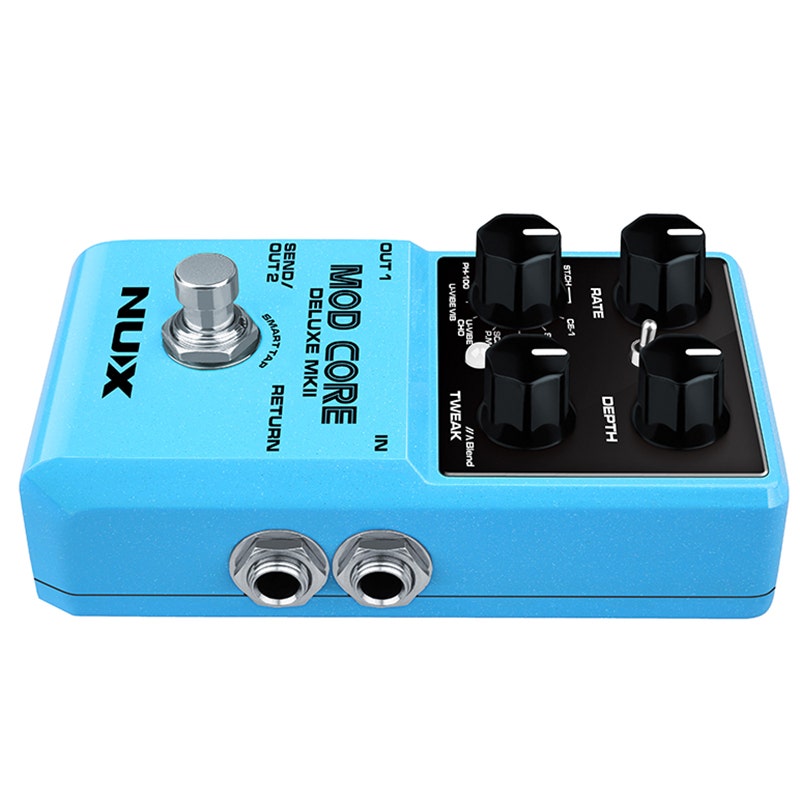NuX Mod Core Deluxe MkII Stereo Guitar Modulation Multi-Effects Pedal