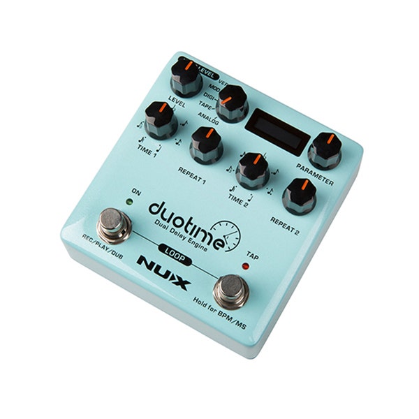 NuX Effects Duotime Dual Delay Engine Pedal