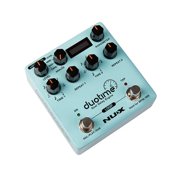 NuX Effects Duotime Dual Delay Engine Pedal