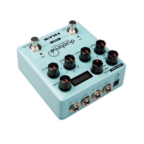 NuX Effects Duotime Dual Delay Engine Pedal