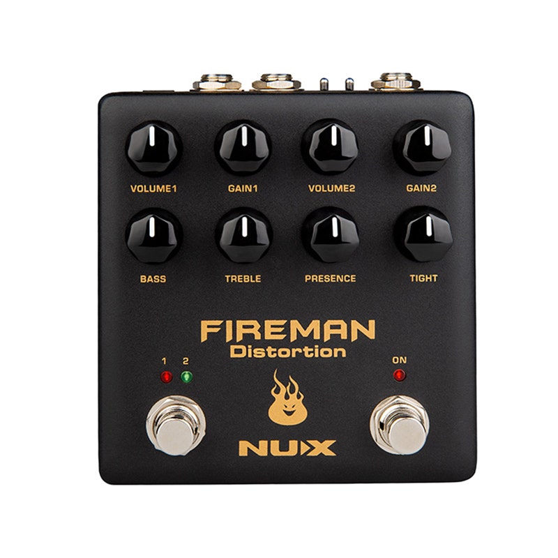 NuX Effects Fireman 9v-18v Distortion Pedal