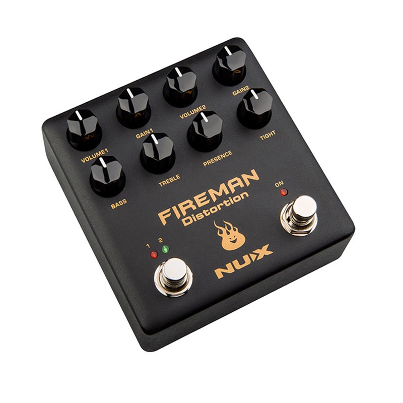 NuX Effects Fireman 9v-18v Distortion Pedal