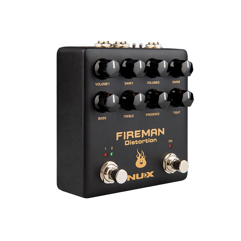 NuX Effects Fireman 9v-18v Distortion Pedal