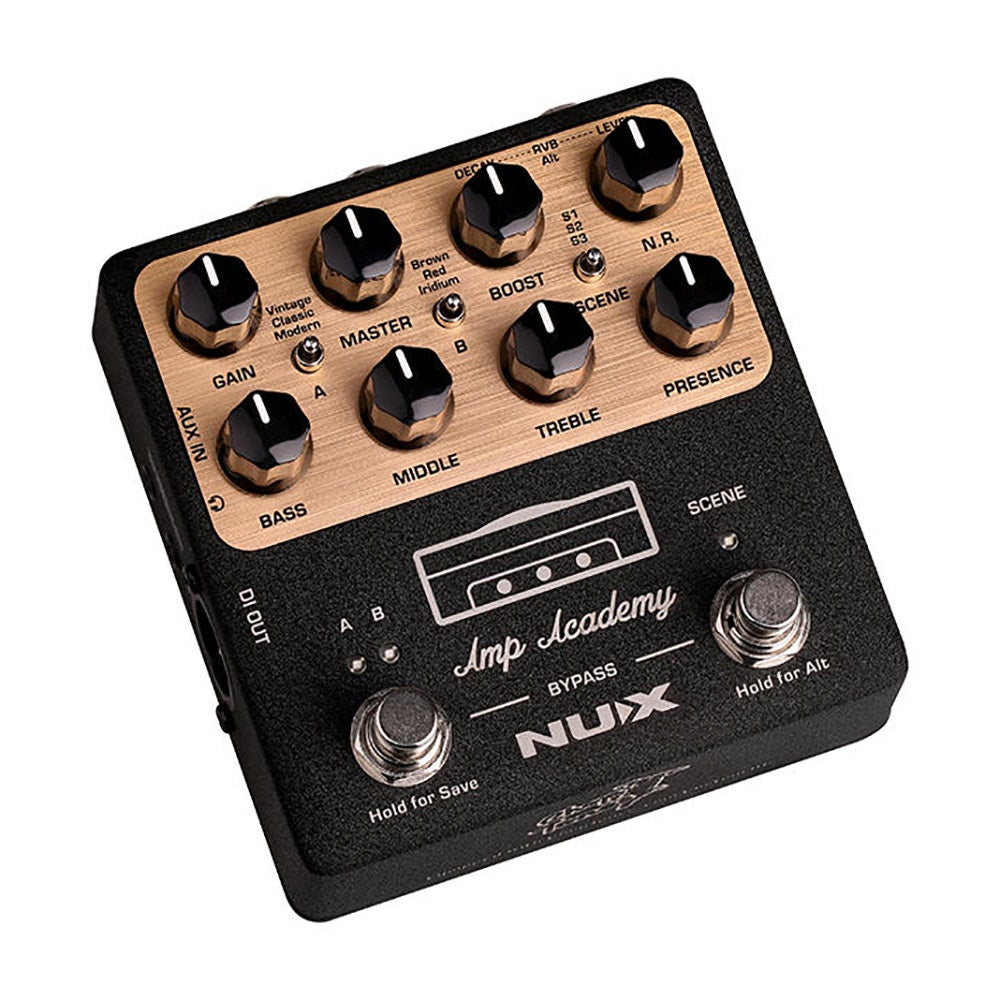 NUX NGS-6 Amp Academy Stomp Box Amp Modeler Guitar Effects Pedal