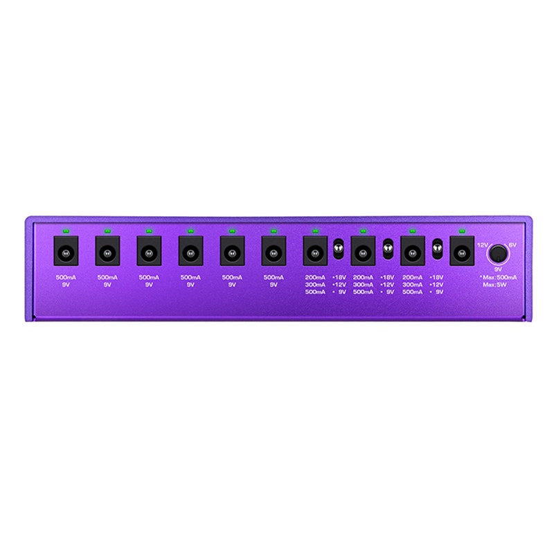 NUX Zeus 10-Output High-Current Isolated Guitar Pedal Pedalboard Power Supply