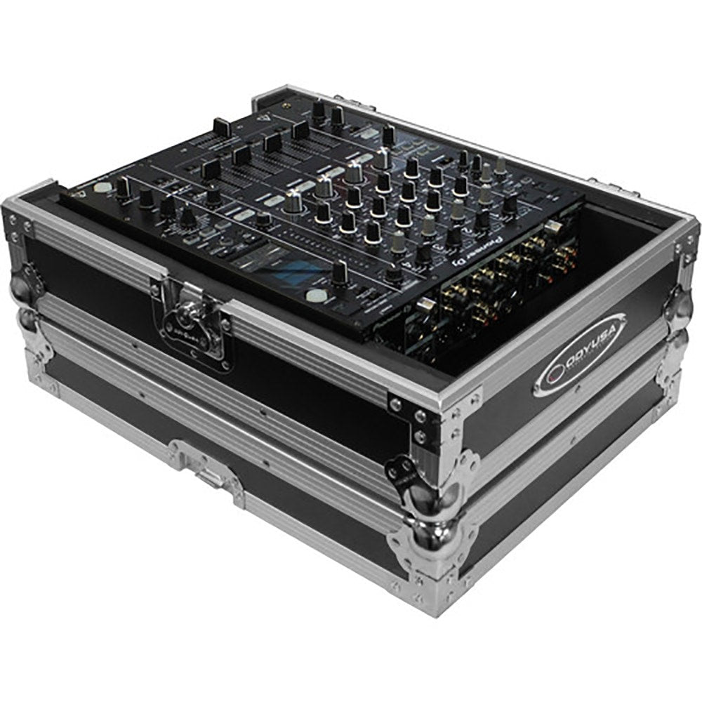 Odyssey FZ12MIXXD Flight Zone Series Pro-Duty Universal 12" DJ Mixer Case with Extra Deep Rear Cable Space