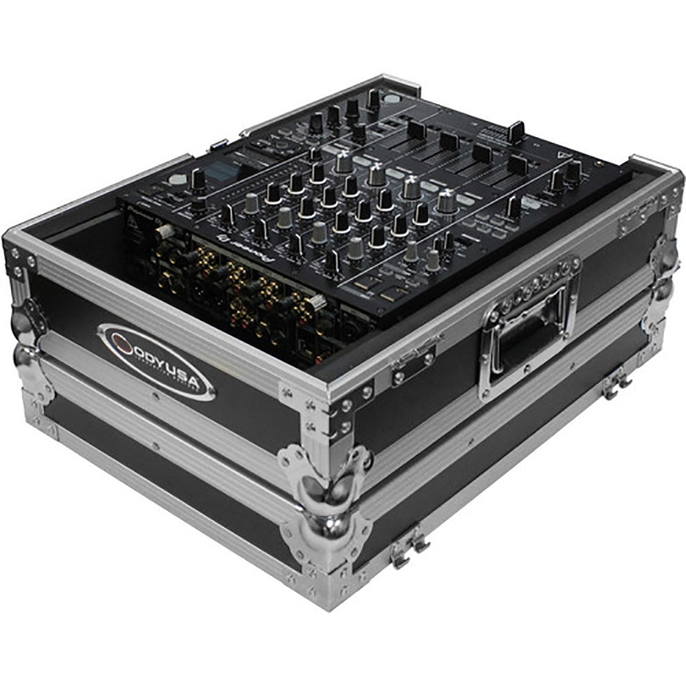 Odyssey FZ12MIXXD Flight Zone Series Pro-Duty Universal 12" DJ Mixer Case with Extra Deep Rear Cable Space