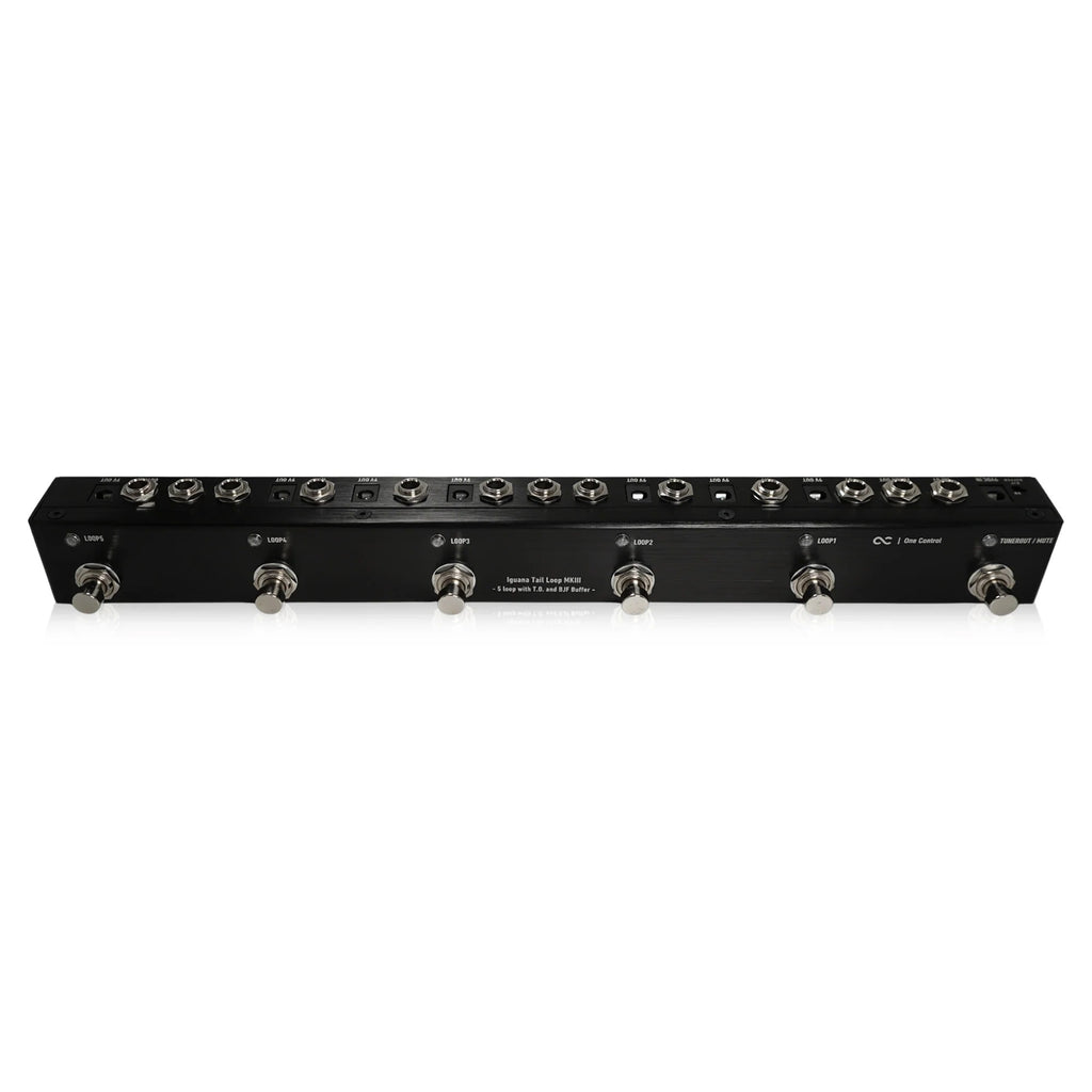 One Control OC-5PLV3 Iguana Tail Loop MKIII Guitar Pedalboard Loop Switcher, 5-Loop