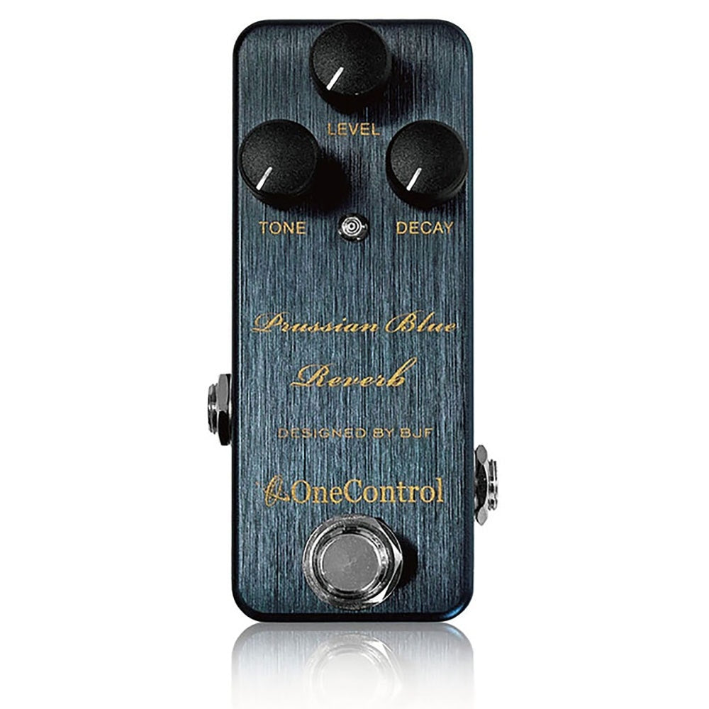 One Control Prussian Blue Reverb BJF Series Guitar Effects Pedal w/ True Bypass