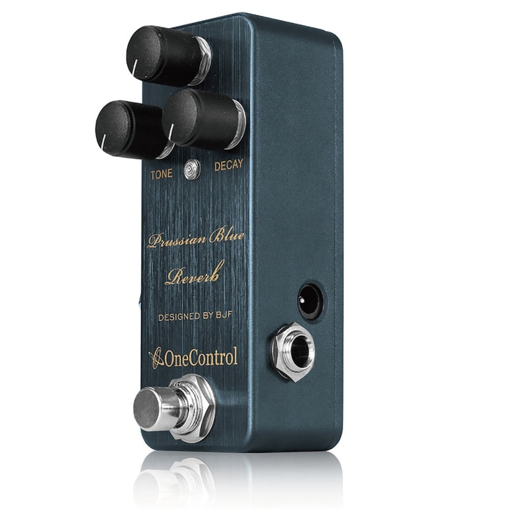 One Control Prussian Blue Reverb BJF Series Guitar Effects Pedal w/ True Bypass
