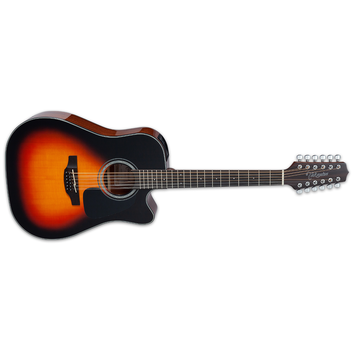 Takamine GD30CE-12 BSB 12-String Acoustic-Electric Guitar, Brown Sunburst