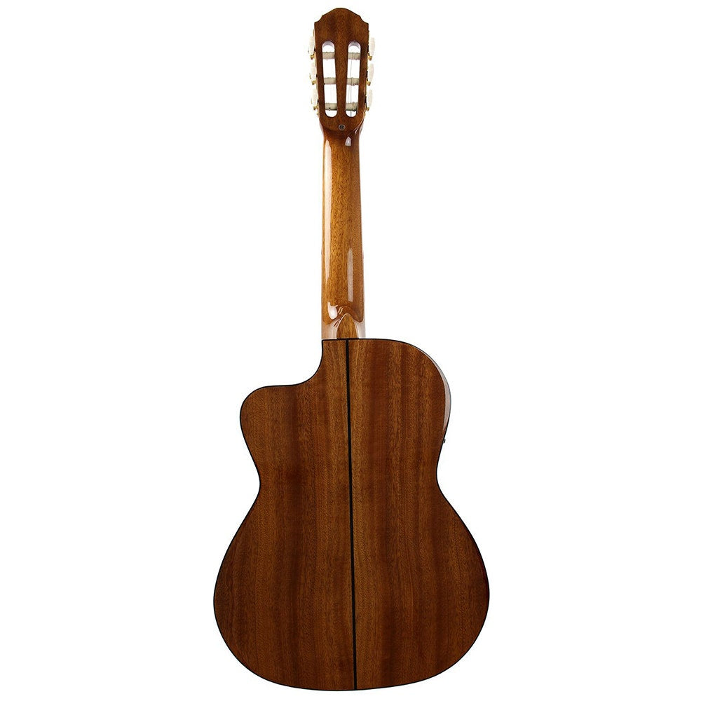 Oscar Schmidt OH30SCE Acoustic Electric Requinto Guitar Natural with Bag