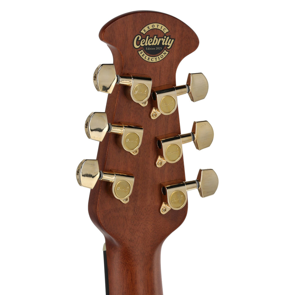 Ovation Limited Edition Celebrity Elite Plus Exotic Acoustic-Electric Guitar, Flamed Eucalyptus, Sunburst