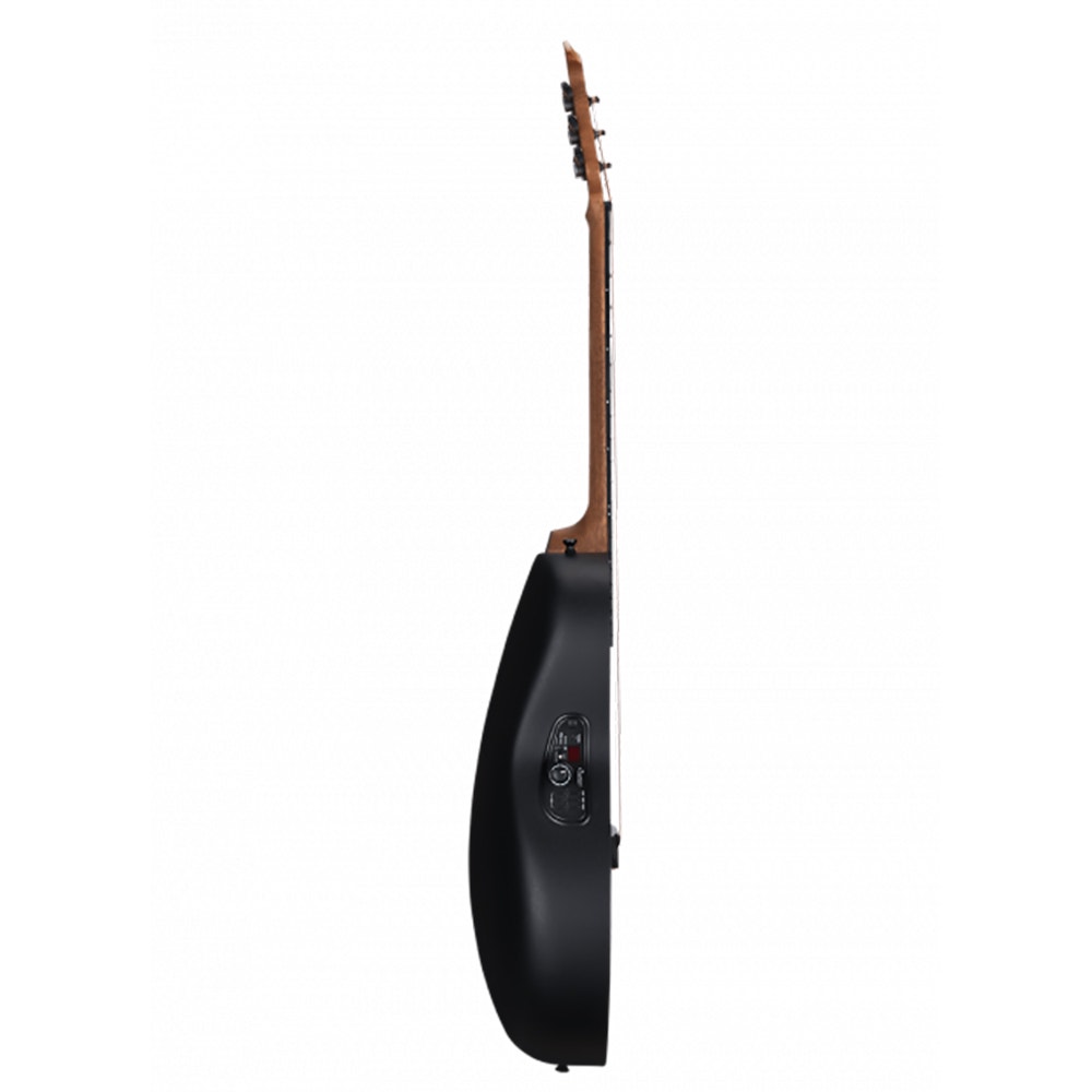 Ovation 1771STG-ES Main Stage Balladeer Acoustic Electric Guitar, Mid Depth, Ebony Stain