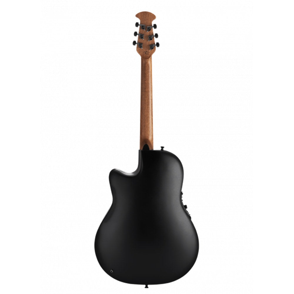 Ovation 1771STG-ES Main Stage Balladeer Acoustic Electric Guitar, Mid Depth, Ebony Stain