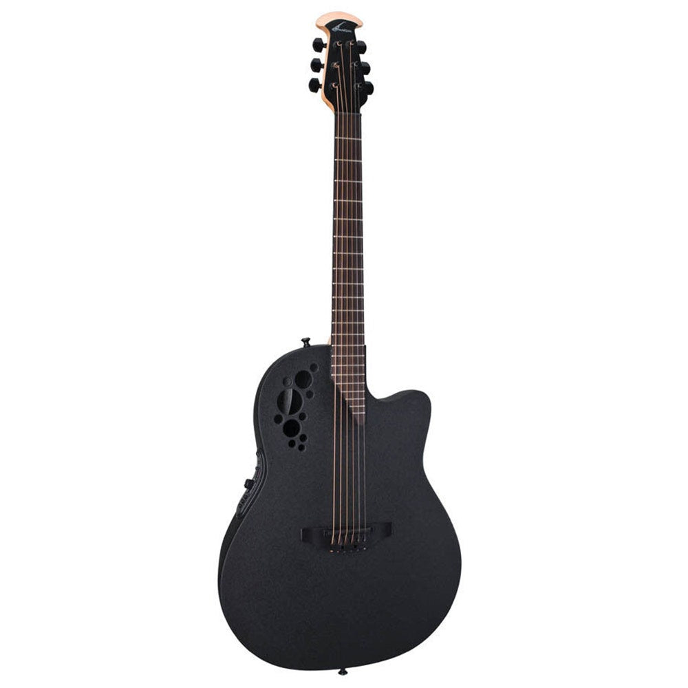 Ovation 1778TX-5 Elite Mid Depth Acoustic-Electric Guitar in Black