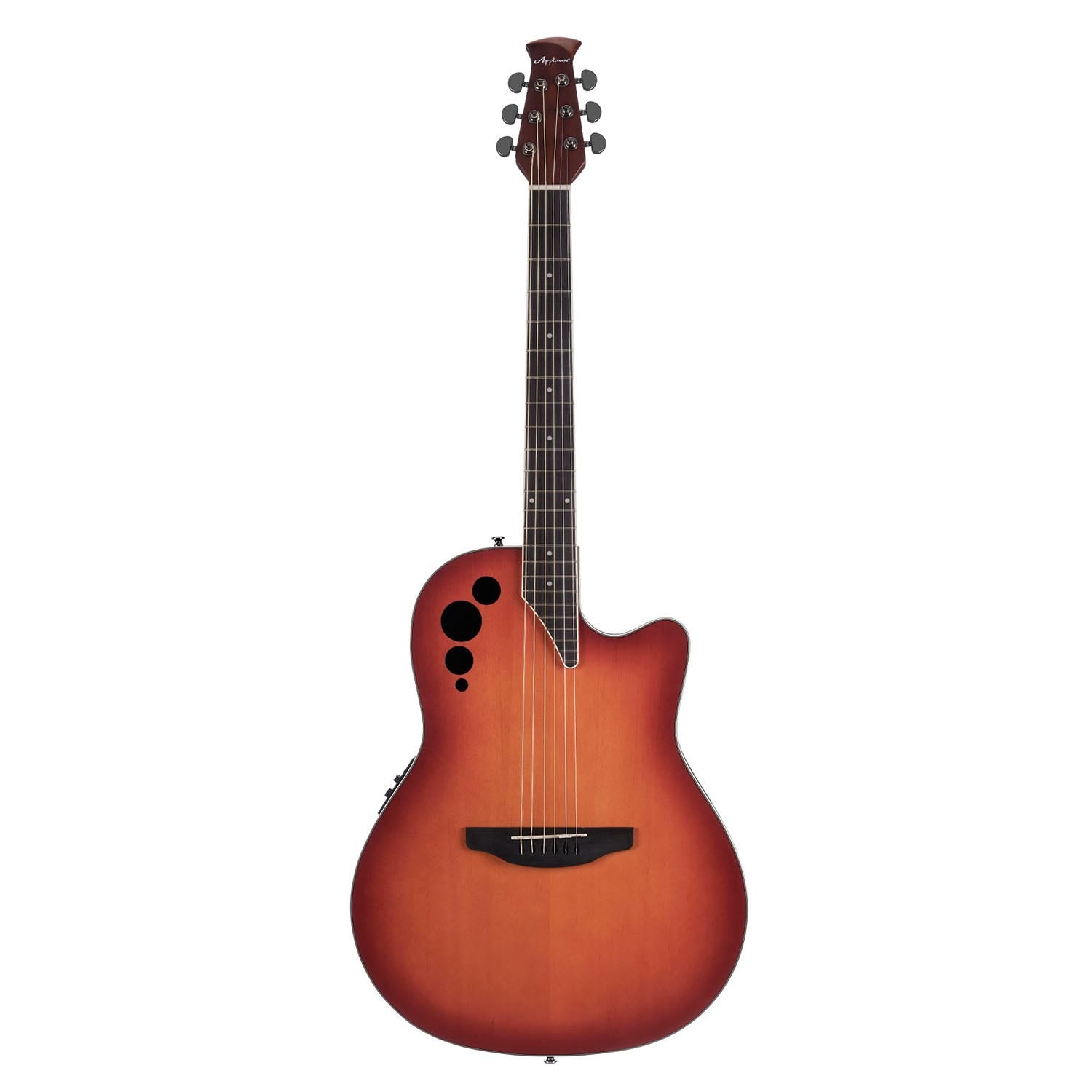 Ovation AE48-1I Applause Elite Shallow-Depth Acoustic Guitar, Honey Burst Satin