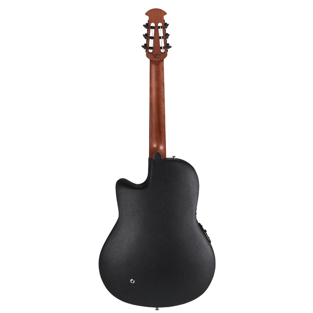 Ovation CE44C-4A Celebrity Elite Nylon String Mid Depth Acoustic Electric Guitar, Aged Natural