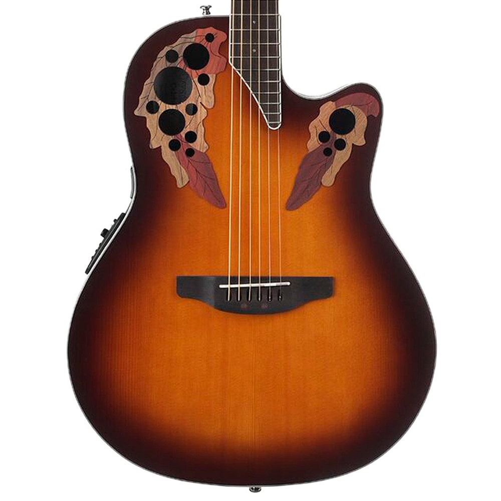 Ovation CE48-1 Celebrity Elite Solid Spruce Top Acoustic-Electric Guitar in Sunburst