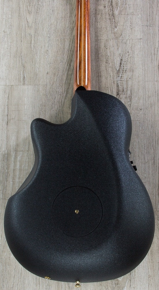 Ovation Elite 2078 AX Deep Contour Acoustic-Electric Guitar with Hard Case - Black (Open Box)