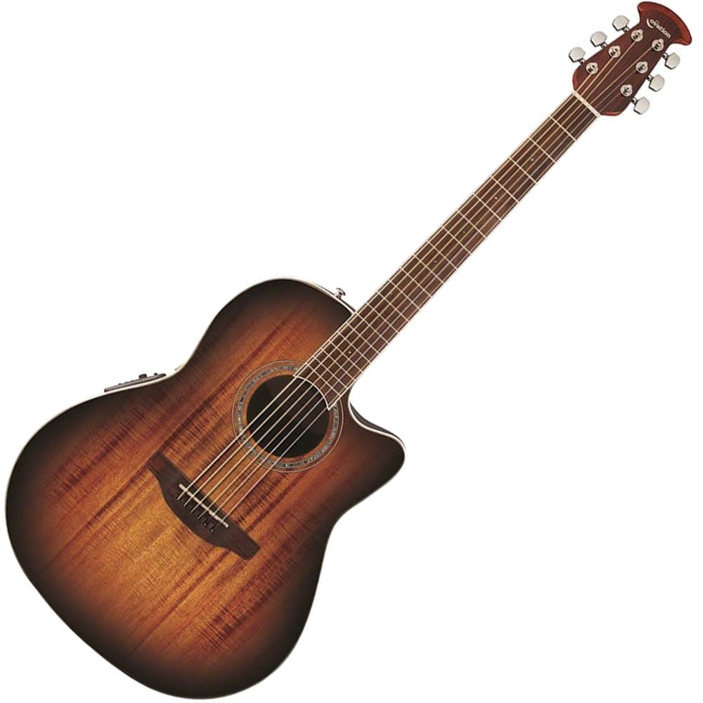 Ovation CS28P-KOAB Celebrity Standard Plus Acoustic/Electric Guitar - Natural Figured Koa