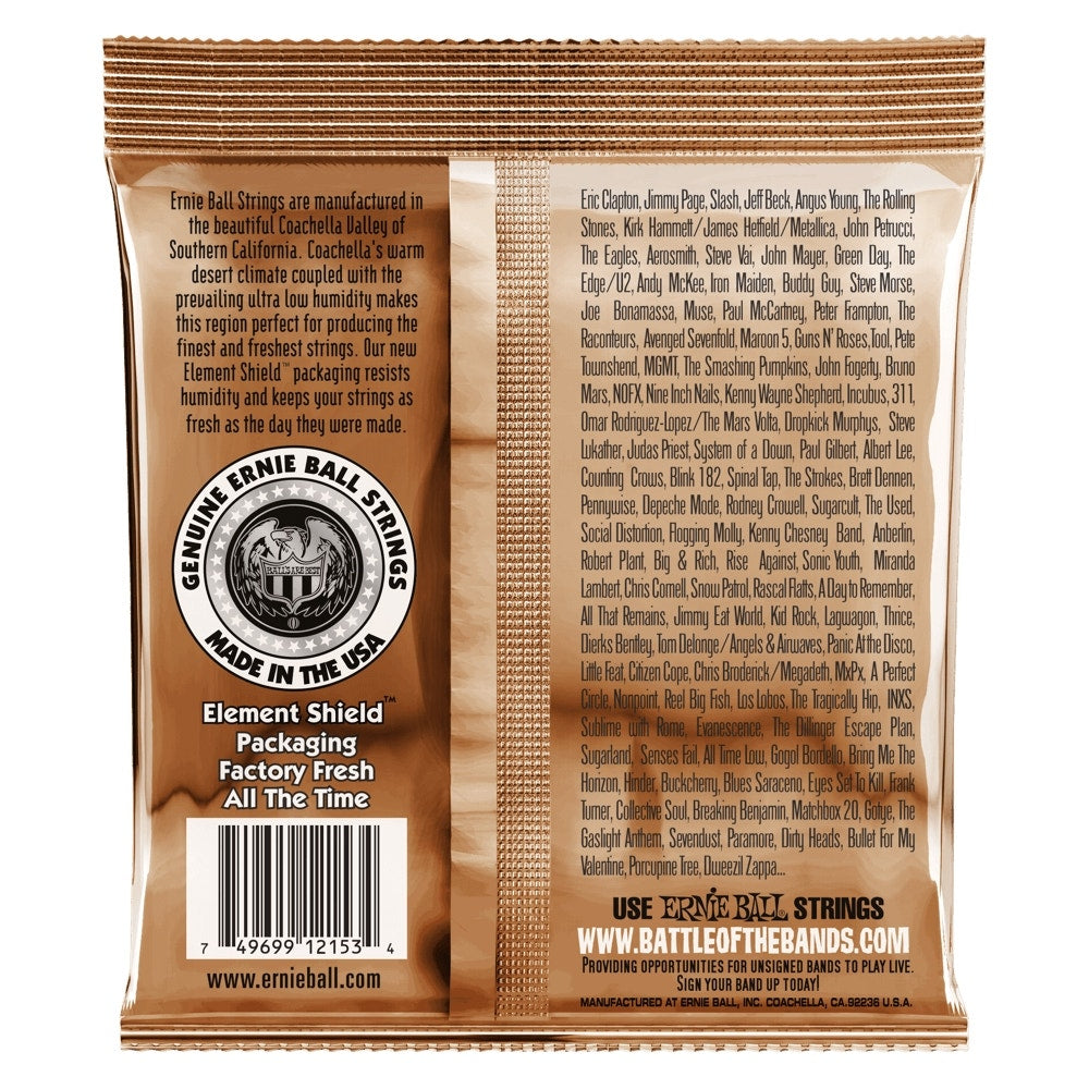 Ernie Ball 2153 Earthwood 12-String Phosphor Bronze Acoustic Guitar Strings, Light (9-46)