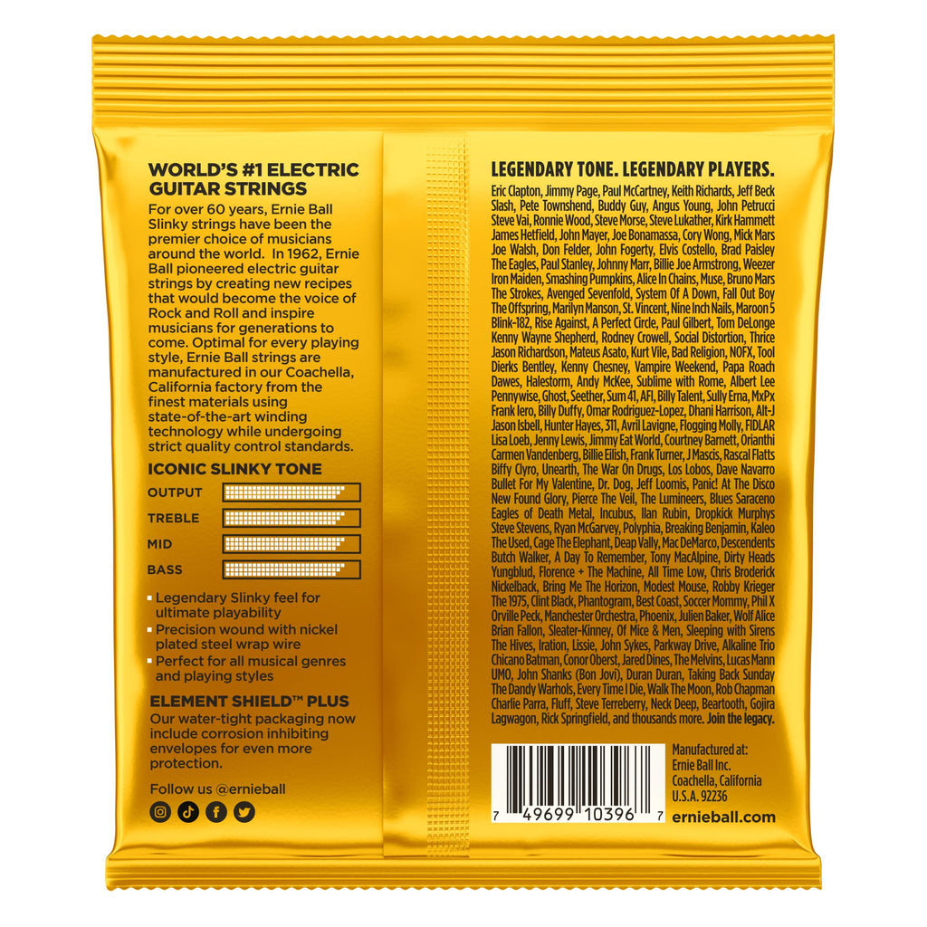Ernie Ball 2216 Skinny Top Beefy Bottom Nickel Wound Electric Guitar Strings, 10-54