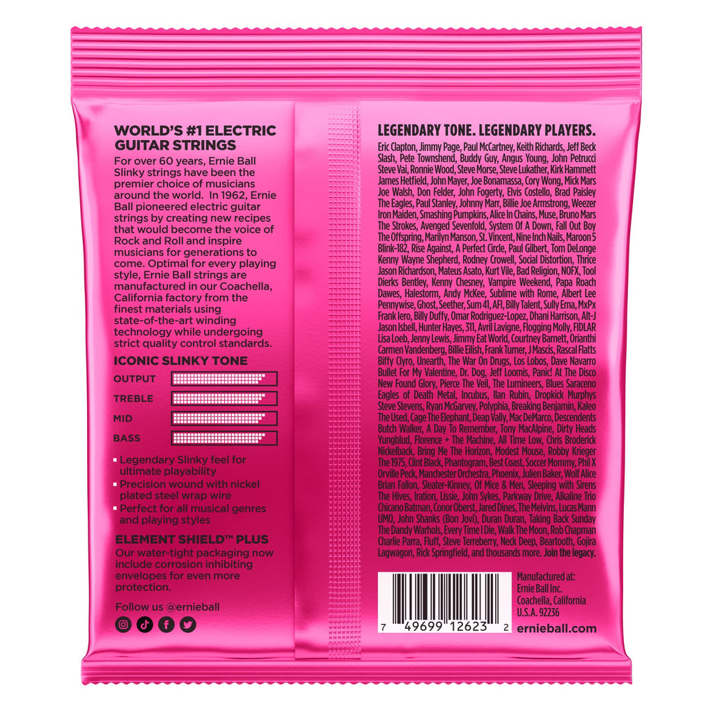 Ernie Ball 2623 7-String Super Slinky Nickel Wound Electric Guitar Strings (9-52)