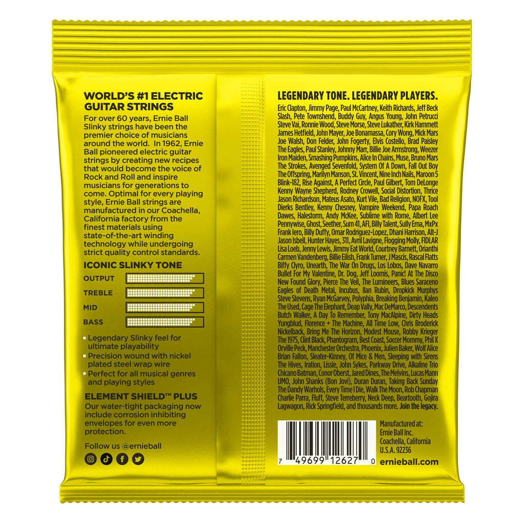 Ernie Ball 2627 Beefy Slinky Nickel Wound Electric Guitar Strings (11-54)