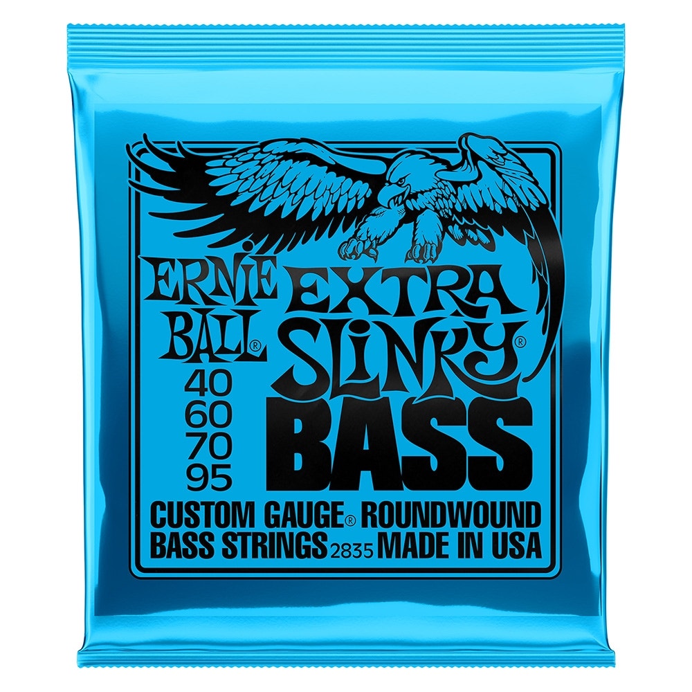 4-Pack Ernie Ball 2835 Extra Slinky Electric Bass Strings (40-95)