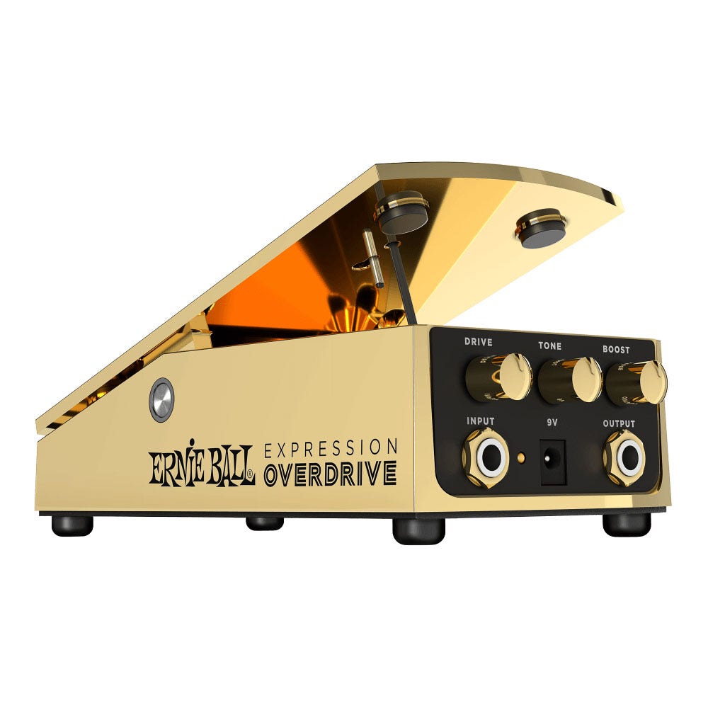 Ernie Ball Expression Overdrive Guitar Effects Pedal - Gold