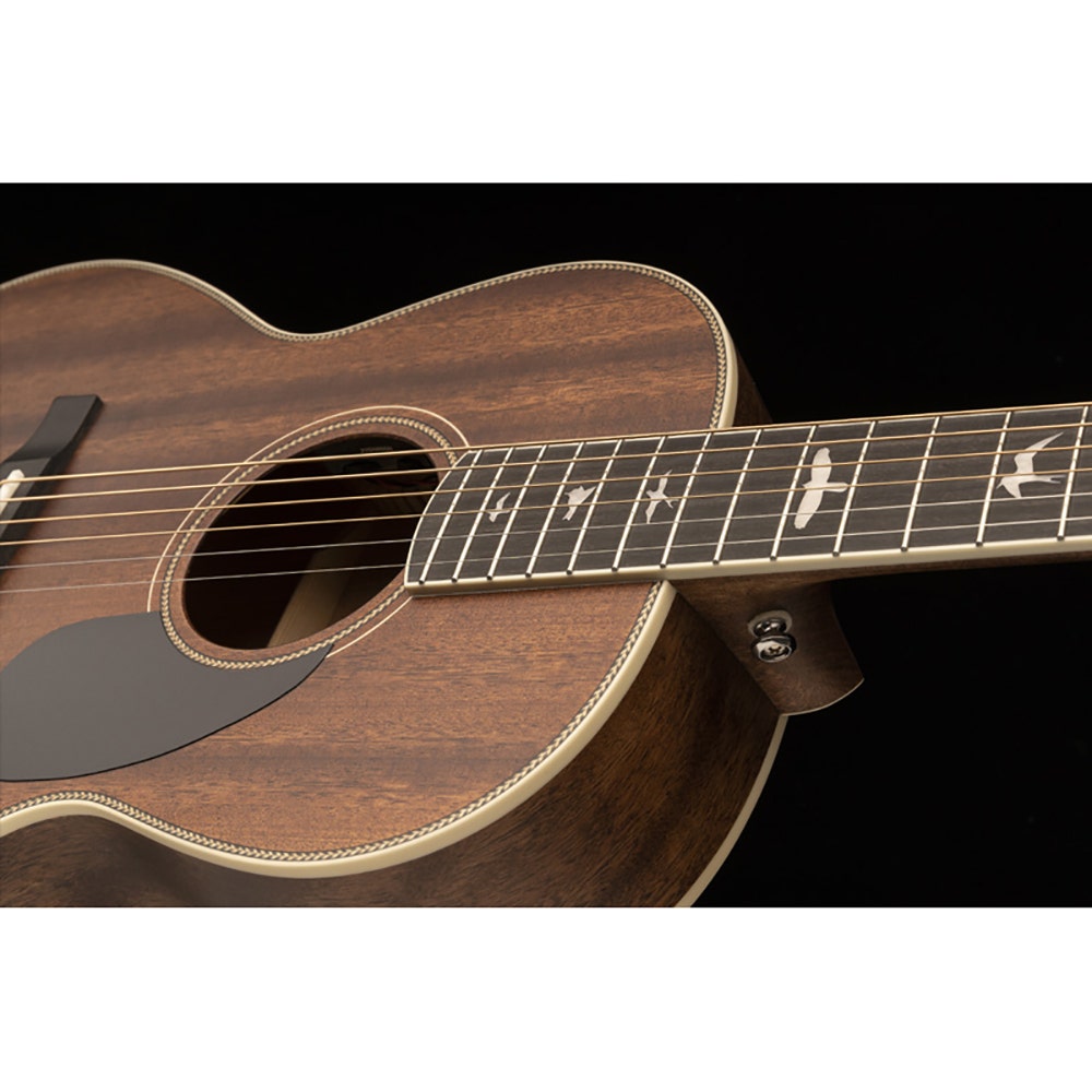 PRS Paul Reed Smith SE P20E Parlor Acoustic Electric Guitar, Vintage Mahogany